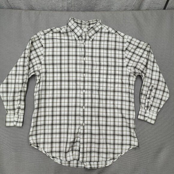Turnbury Mens Large 33 100% Cotton Button Up Classic Core Norm Core Business - Picture 1 of 13